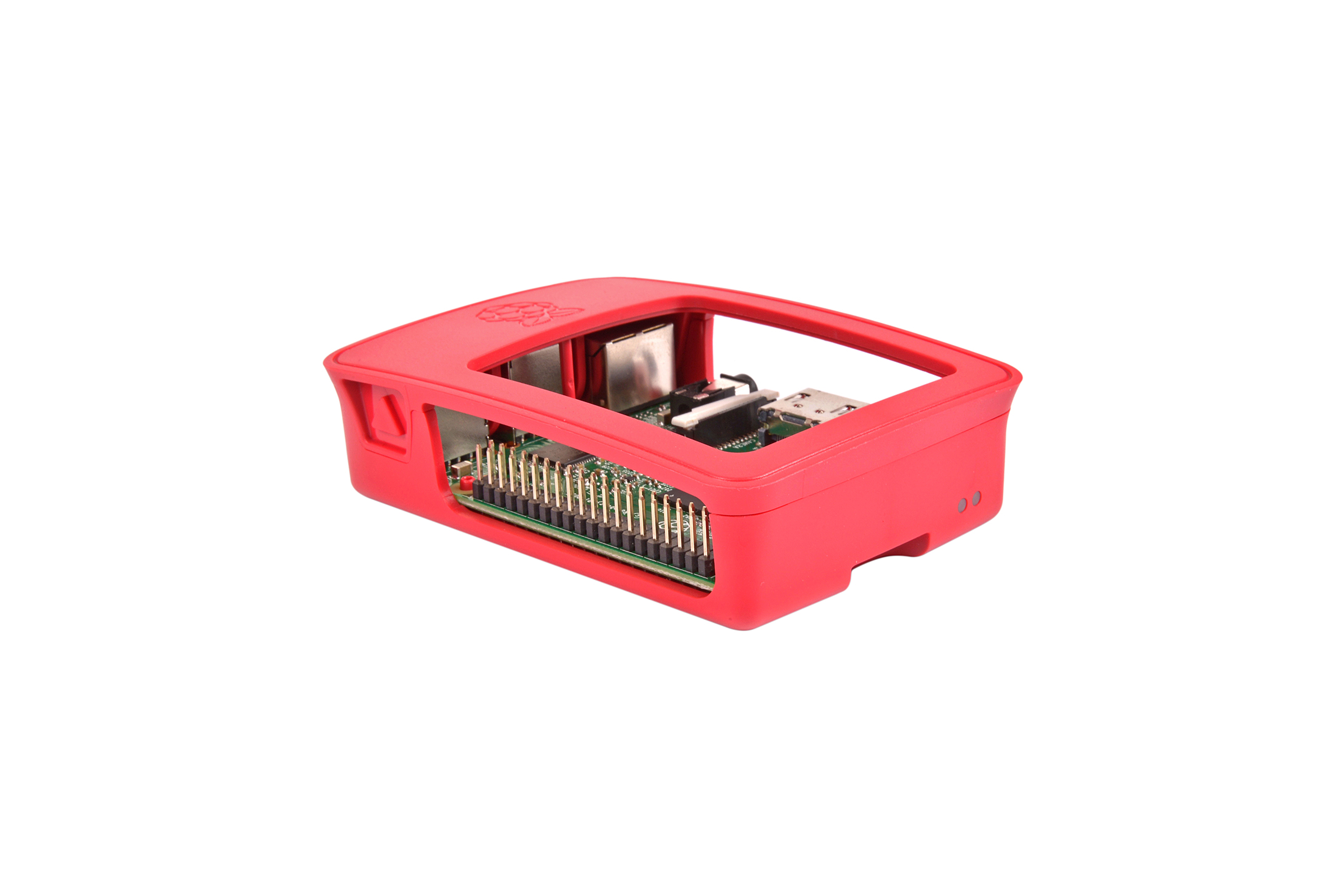 Boîtier rouge et blanc pour Raspberry Pi 3 / 3B / 3B+ – MHTronic